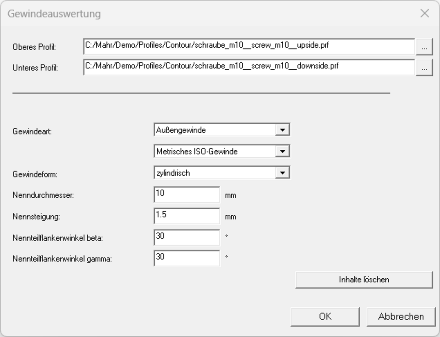 Quick&Easy measuring program