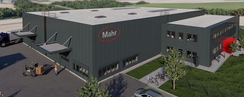 Mahr hat den Betrieb an seinem neuen Standort in Wörth am Main aufgenommen. 