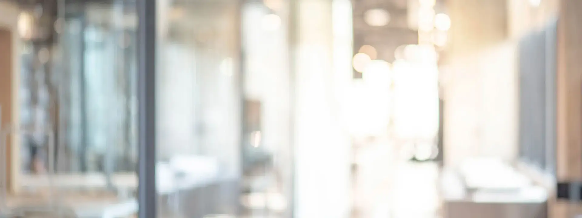 Unscharfes Bild eines Büros